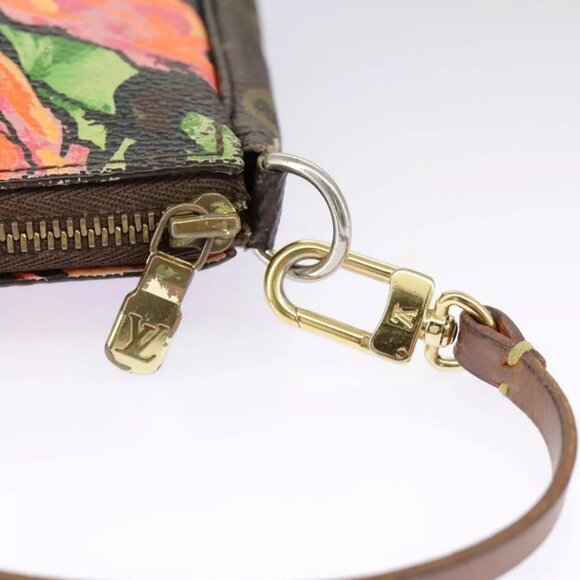 LOUIS VUITTON Monogram rose Pochette Accessoires Pouch authentic - Picture 4 of 16